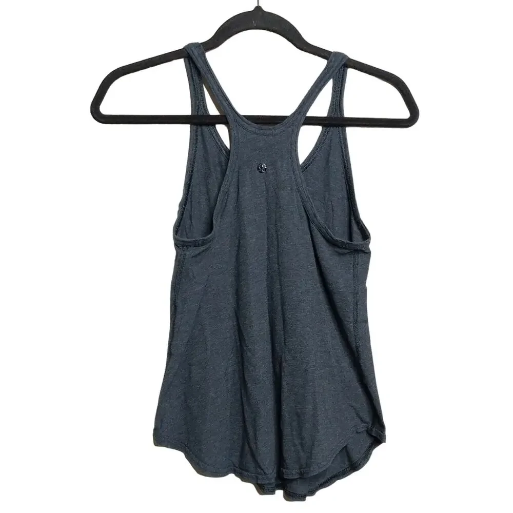 Lululemon Racerback Tank Gray Sleeveless Size S (approximate - missing size)